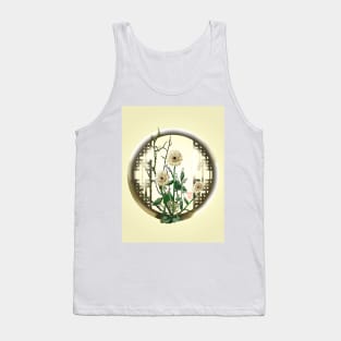 Pretty pale yellow ikebana chrysanthemums Tank Top